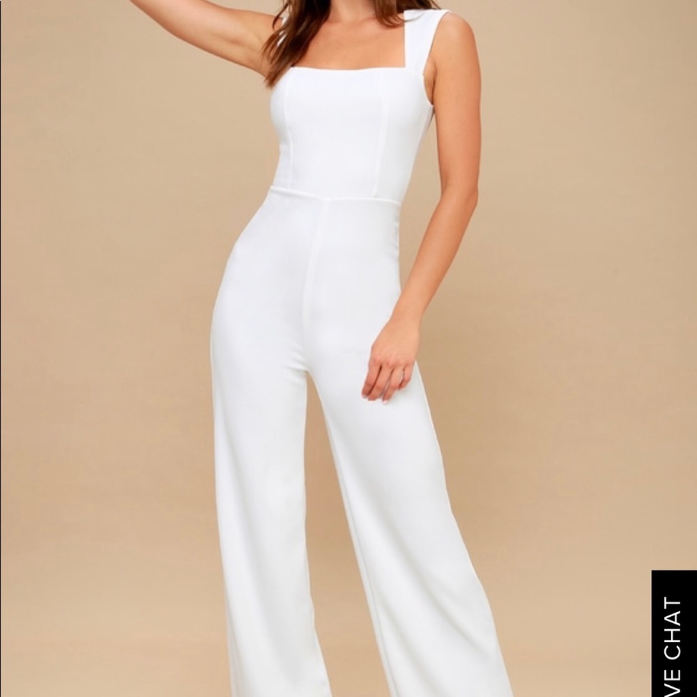 Lulu White jumpsuit.